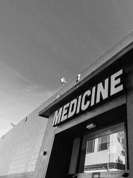 The outside of the Medicine venue