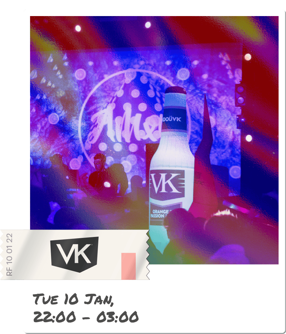 VK Glow Up, Tue 10 Jan, 22:00 - 03:00