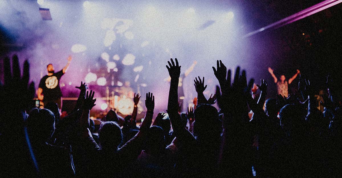 A stock image of a concert
