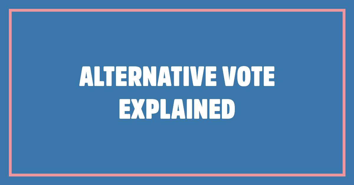 Alternative vote information