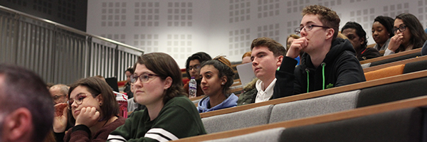 Lecture with students